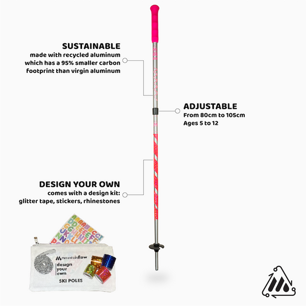 PRE - DYO Kids Adjustable Poles (Design Your Own)